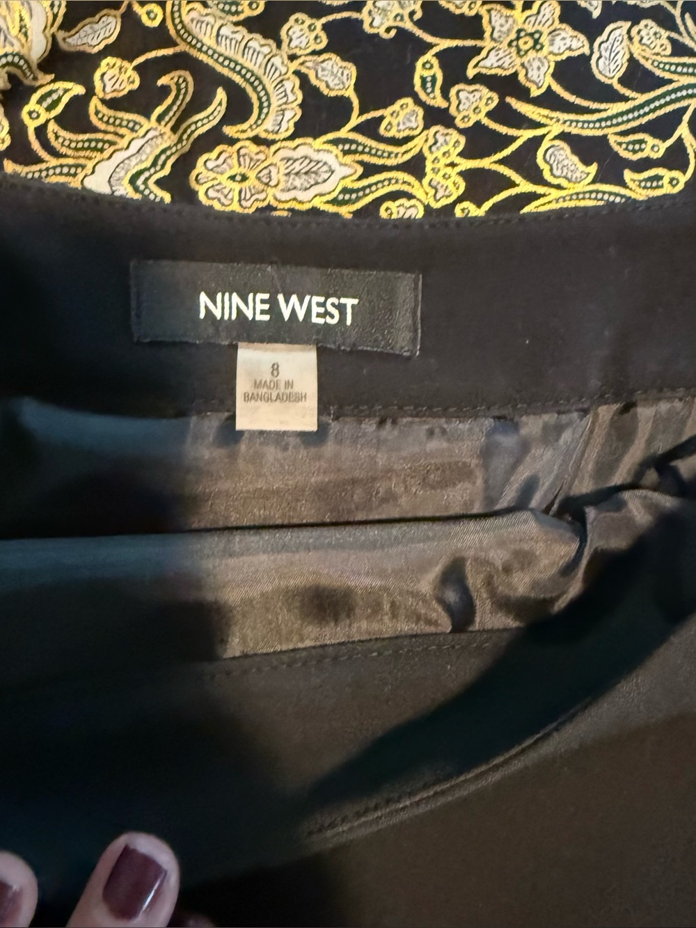 Nine West Black Women's Blazer with Two Matching Skirts - Picture 12 of 14